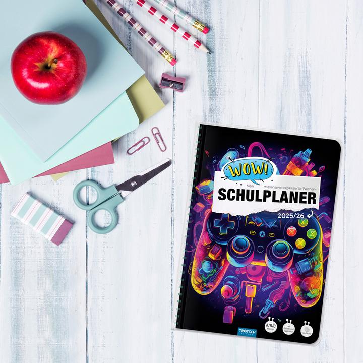 Immagine prodotto Schulplaner WOW Gaming 25/26 (A5, Tedesco)