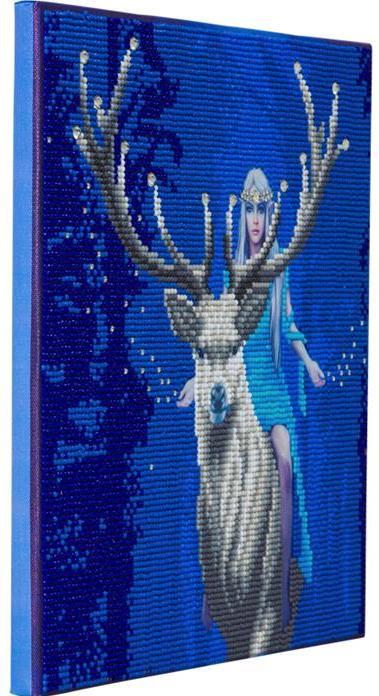 Actual product image Craft Buddy Fantasy Forest, 30x30cm Crystal Art Kit ANNE STOKES