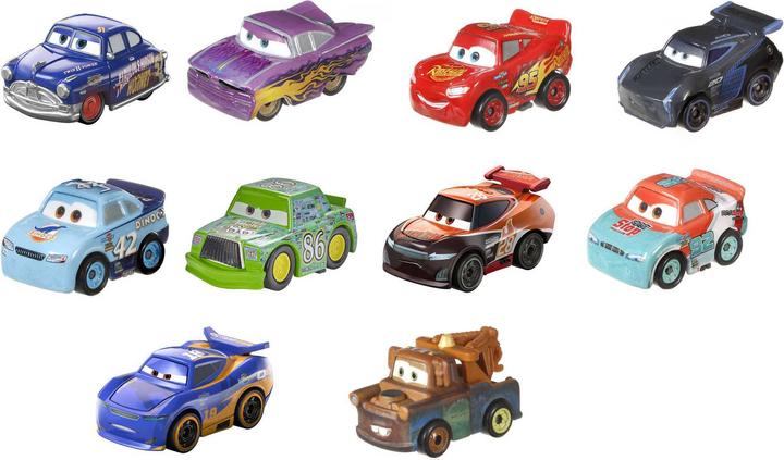 Produktbild Mattel Disney Pixar Cars Mini Racers 10er-Pack Sortiment