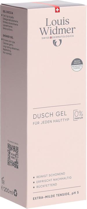 Actual product image Widmer Louis Duschgel ohne Parfum 200 ml (200 ml)