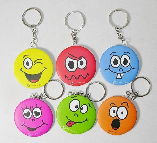 Actual product image LG-Imports Keychain Laughing Face with Mirror