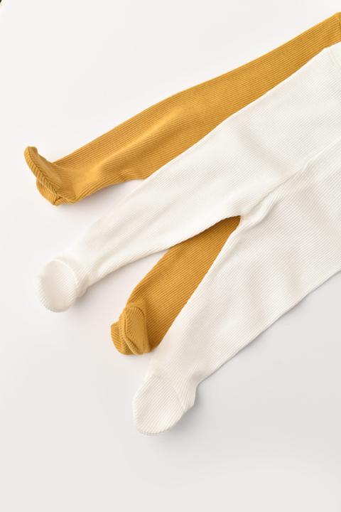Actual product image BabyCosy 2 Pcs Footed Pant (68)