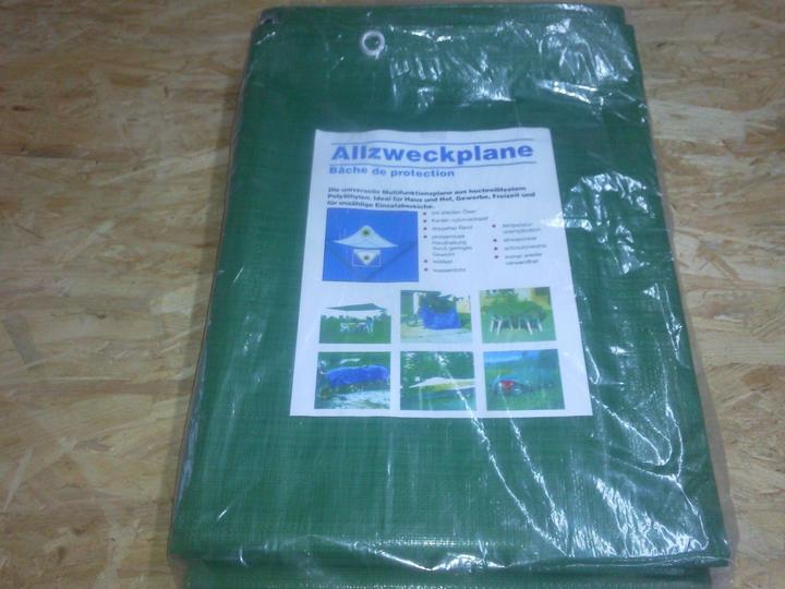 Actual product image Aquagart Gewebeplane 150g 3m x 5m Abdeckplane Bootsplane Allzweckplane Plane (300 x 500 cm)