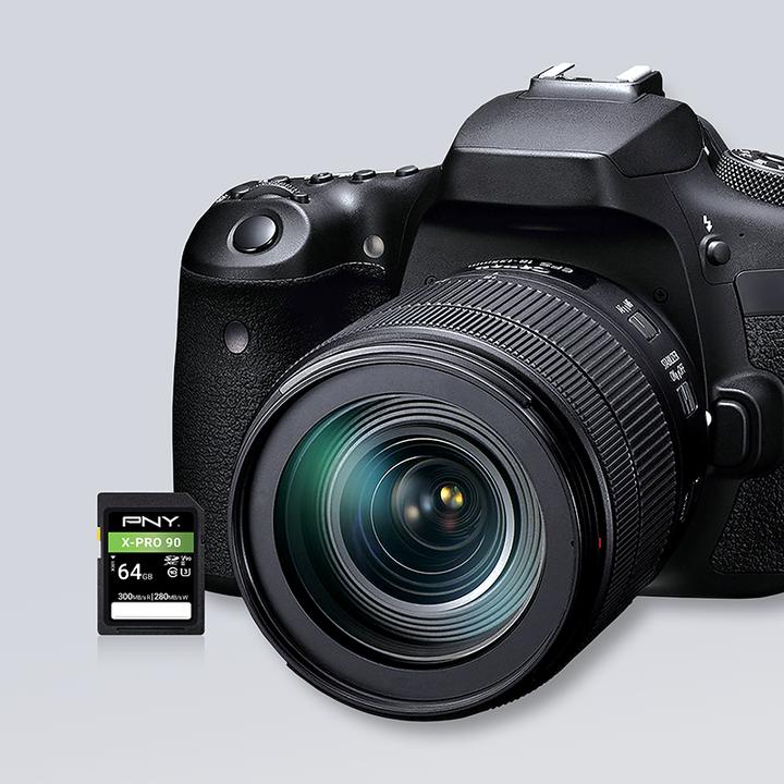 Immagine prodotto PNY SD XC Card X-PRO 90 U3 V90 UHS-II (64 GB, SDXC, U3, UHS-II)