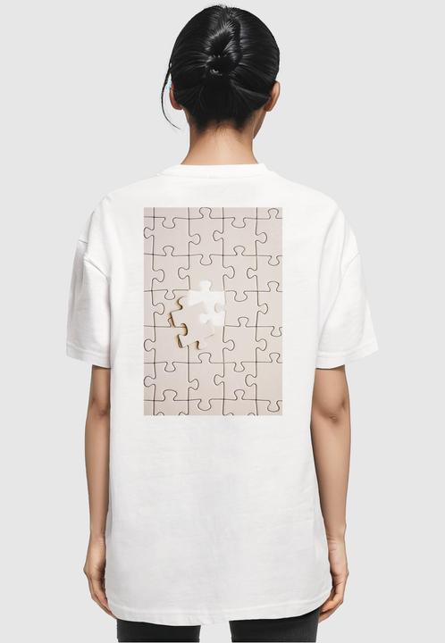 Image du produit Merchcode Ladies Missing Piece Oversized Boyfriend Tee - 136257 (XL)