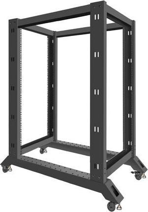 Actual product image Lanberg Open rack 22U black (22 RU, 19 inch rack)