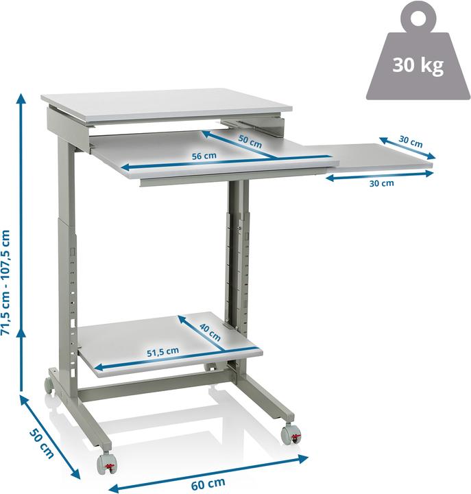 Produktbild Hjh Office Workstation (107.5 x 60 x 50 cm)