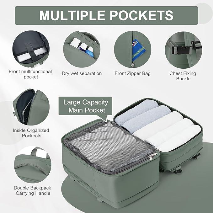 Actual product image Only-Bags.Store Backpack with large capacity for short trips, suitable for students, with space for laptops, ideal