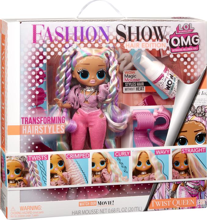 Actual product image L.O.L. Surprise! OMG Fashion Show Hair Edition - Twist Queen