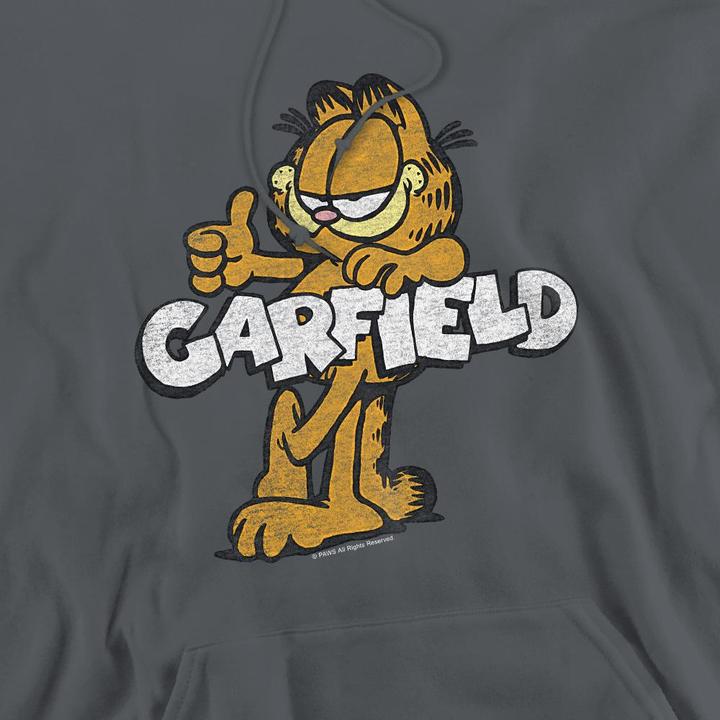 Immagine prodotto Garfield Garf Felpa con Cappuccio Retrò Uomo (XXL)