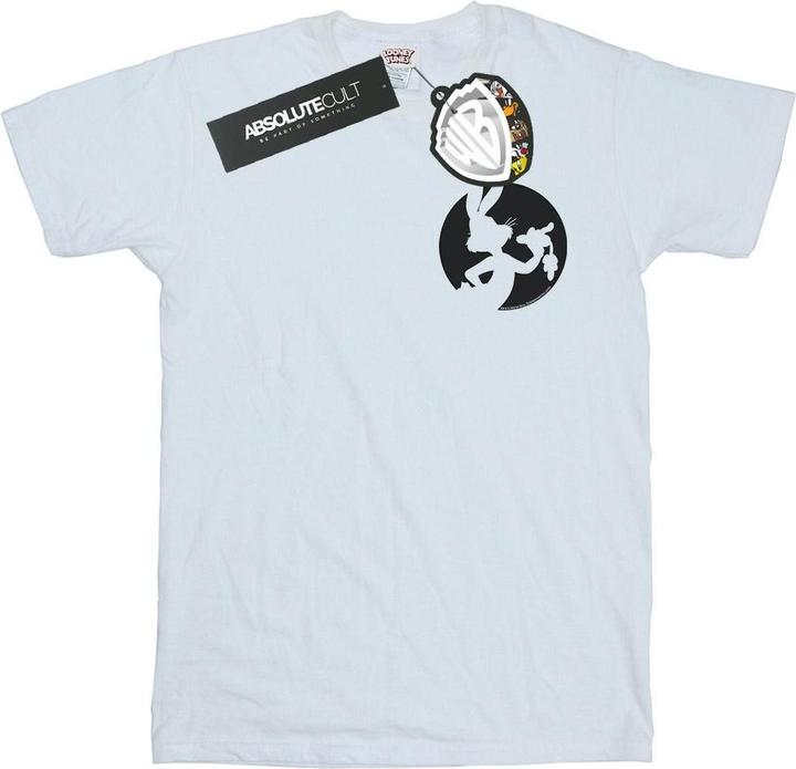 Looney Tunes Bugs Bunny Silhouette Breast Print TShirt (L)