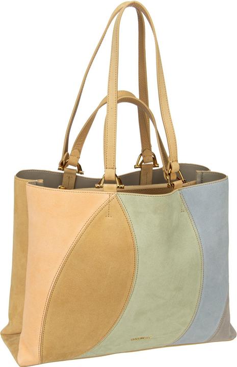 Coccinelle Shopper Hop On Kaléidoscope Suede Patch 1802