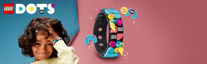 Actual product image LEGO Gaming bracelet with pendants (41943, LEGO Dots)