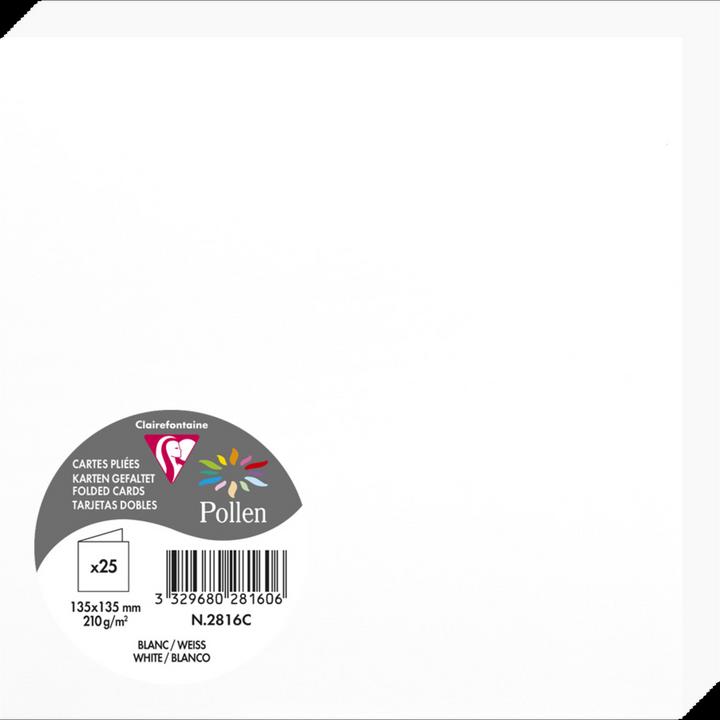 Actual product image Pollen Double card (135 x 135 mm, 25 x)