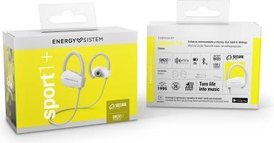 Immagine prodotto Energy Sistem Sport 1+ Neve Cuffia auricolare senza fili con gancio per le orecchie Sport USB Type-C Bluetooth (8 h, Senza fili)