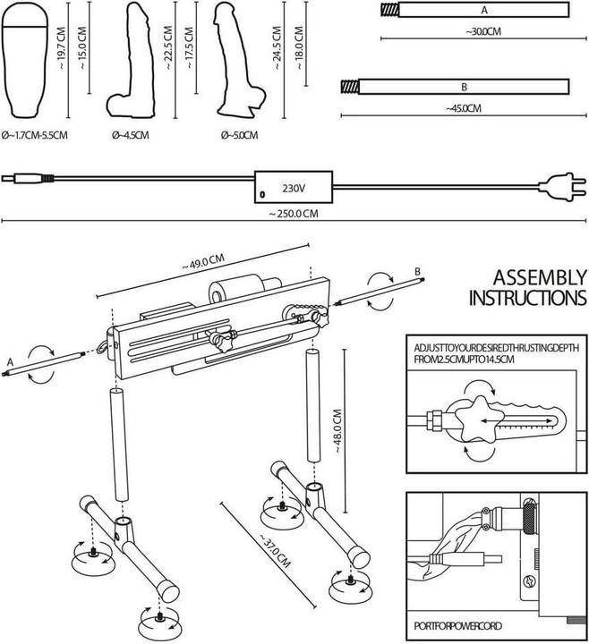 Image du produit The Banger Double-sided Fucking Machine