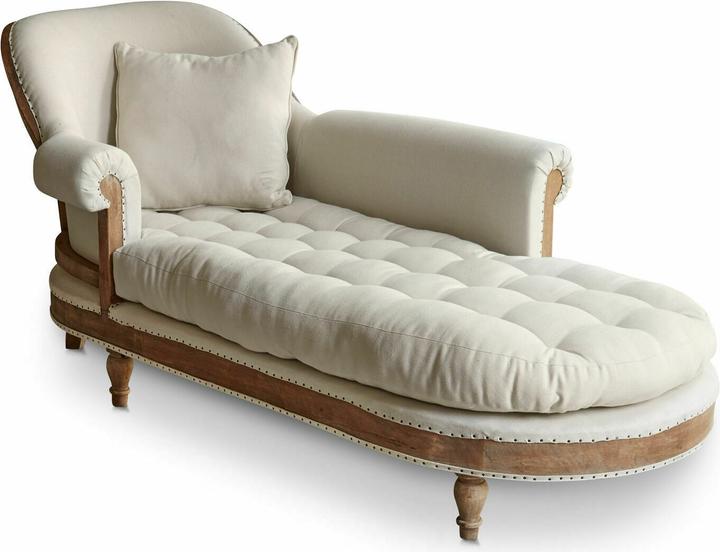 Image du produit Loberon Chaise longue Queyranne beige
