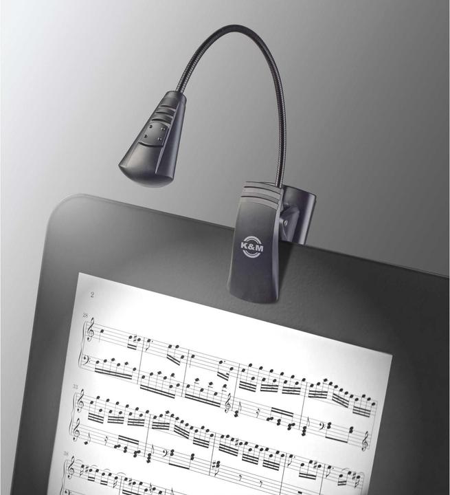Immagine prodotto K&M 12241 Notenpultleuchte (Illuminazione dello strumento)
