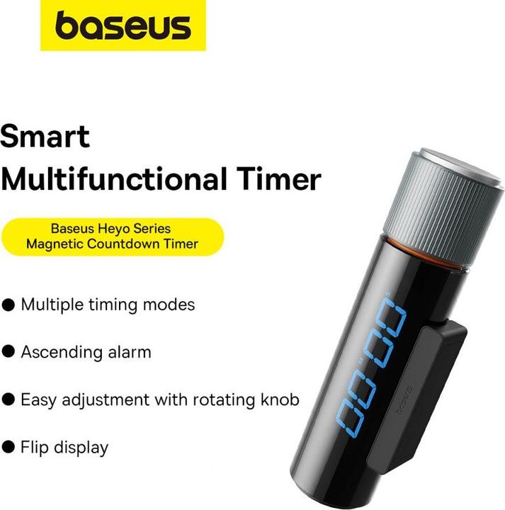 Actual product image Baseus Rotation countdown timer heyo (black)