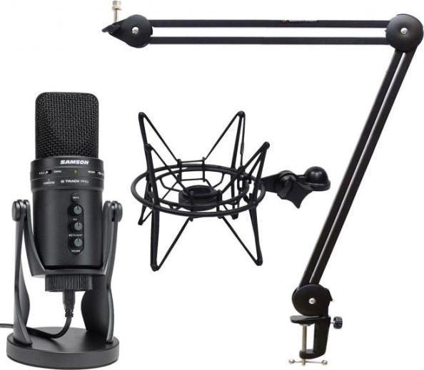 Produktbild Samson G-Track Pro mit Spinne Schwarz mit Gelenkarm