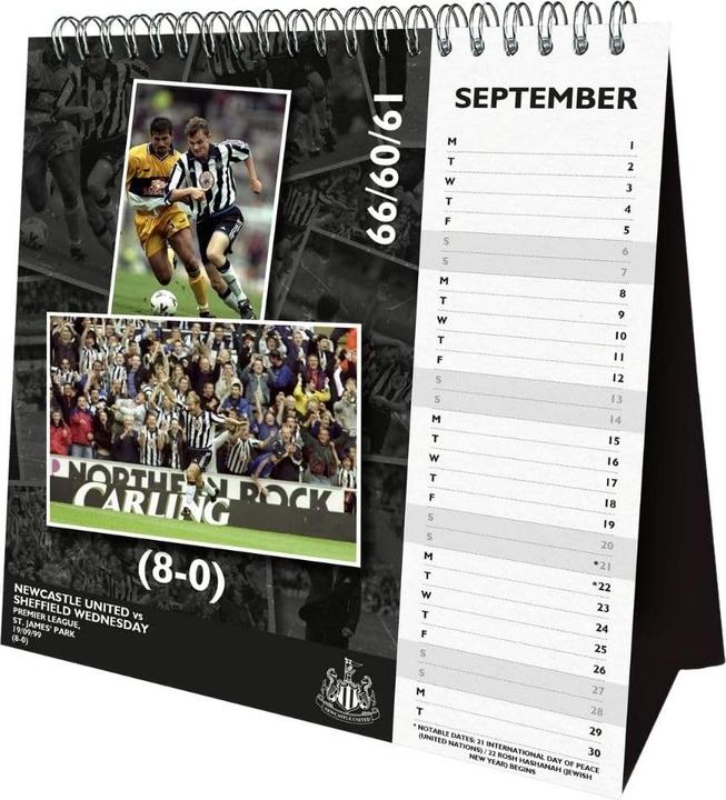 Image du produit Newcastle United FC - Calendrier de bureau MEMORABLE MOMENTS