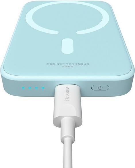 Actual product image Baseus Powerbank mini 6000 mAh 20W (blue) (6000 mAh, 20 W, 20 Wh)