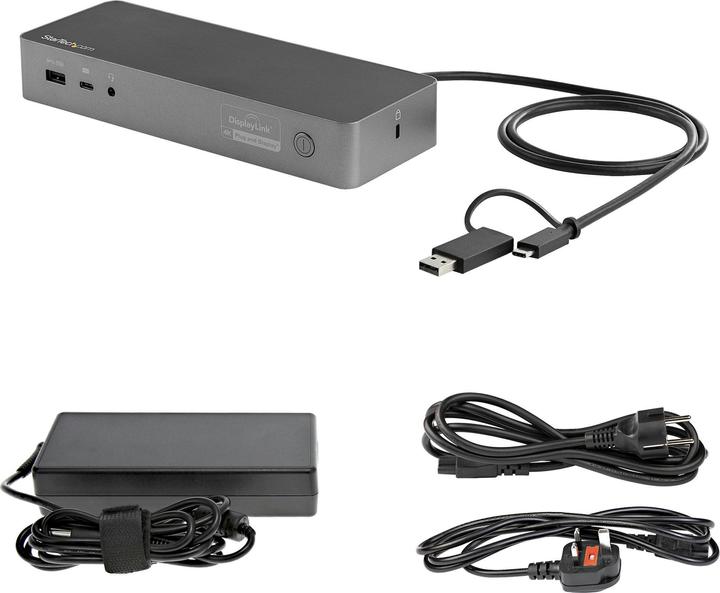 Image du produit StarTech .com Station d'accueil universelle pour ordinateur portable USB-C & USB 3.0 2x4K 100W PD (Port de connexion (propriétaire), 4 Ports)
