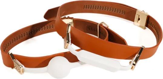 Actual product image Lockink BallGag & Gagbite Set braun