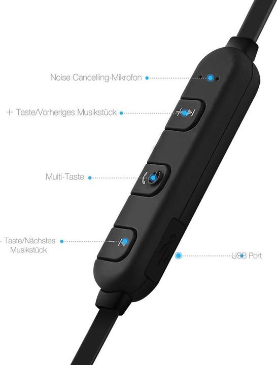 Actual product image TIE Bluetooth 4.1 Earphones (ANC, 4 h, Wireless)