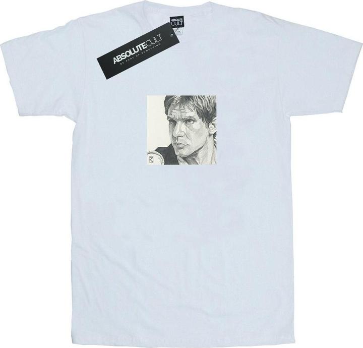 Star Wars Han Solo Drawing TShirt (3XL)