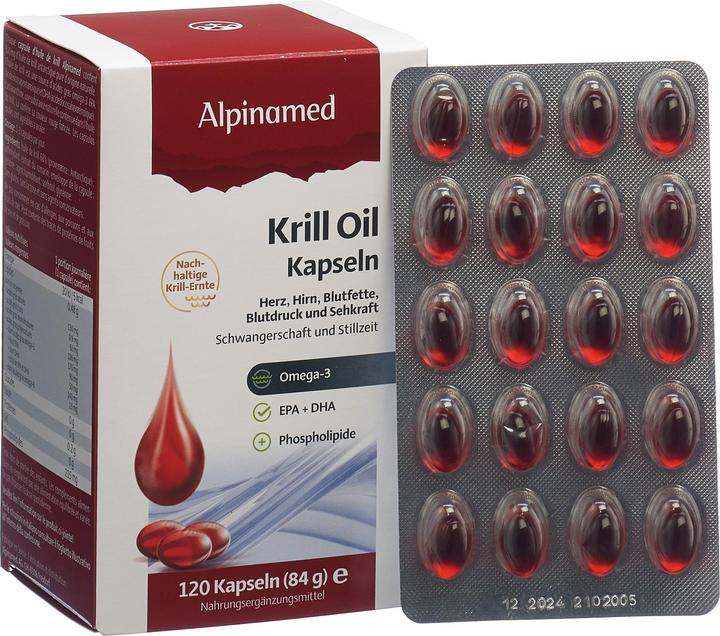Immagine prodotto Alpinamed Capsule di olio di krill (120 Pezzo/i, Pillole, 140 g)