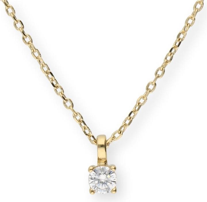 Carat Solitaire (Messing Plaqué Or, 42 cm)