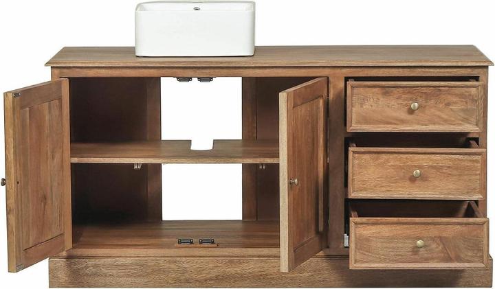 Produktbild Loberon Waschtisch Dorchester braun/weiss