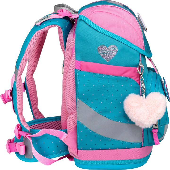 Produktbild Belmil SMARTY Schulrucksack-Set Hearts and Dots (20 l)