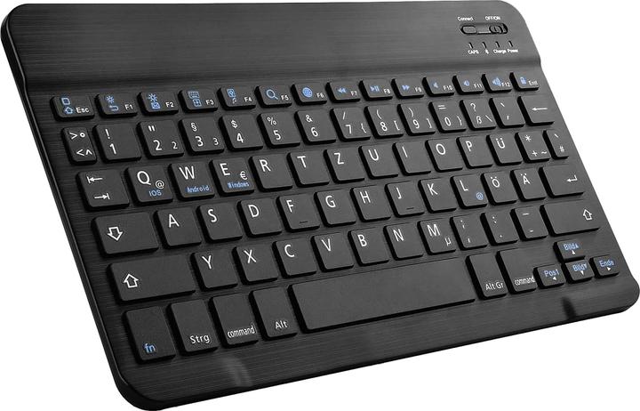 Produktbild Cazy Tastatur Hülle Kompatibel mit Samsung Galaxy Tab S9 Ultra - Schutz Etui mit magnetisch Abnehmbarer (DE, Galaxy Tab S9 Ultra, Samsung Galaxy Tab S10 Ultra)