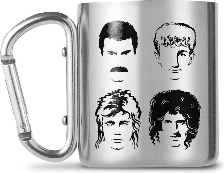 Produktbild Queen Band Gesichter Karabinerbecher (236 ml, 1 x)