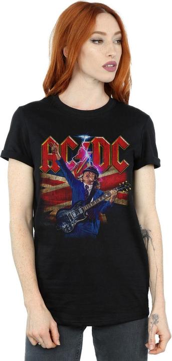Produktbild AC/DC Angus Union Flag Lightning Baumwolle Boyfriend TShirt (4XL)