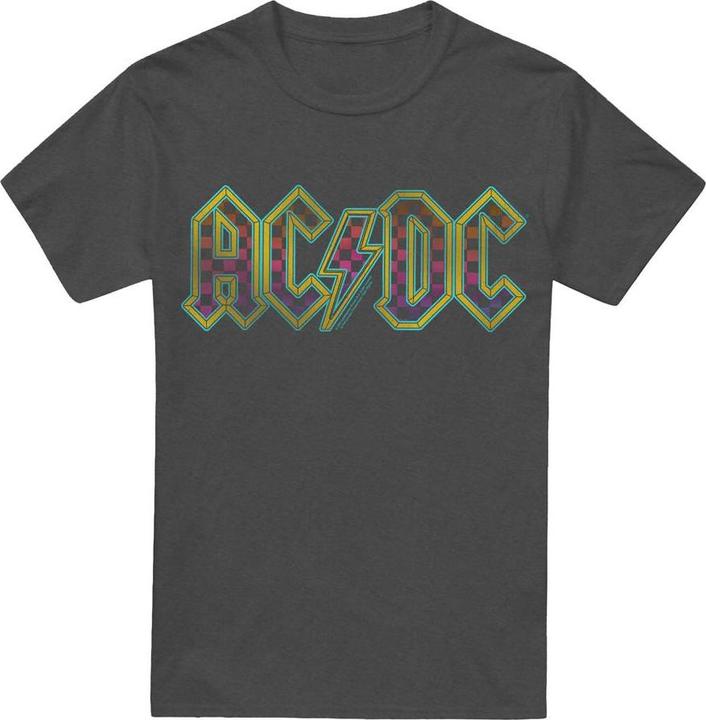 Immagine prodotto AC/DC Maglietta Logo a Scacchiera Gradiente Adulto Unisex (M)