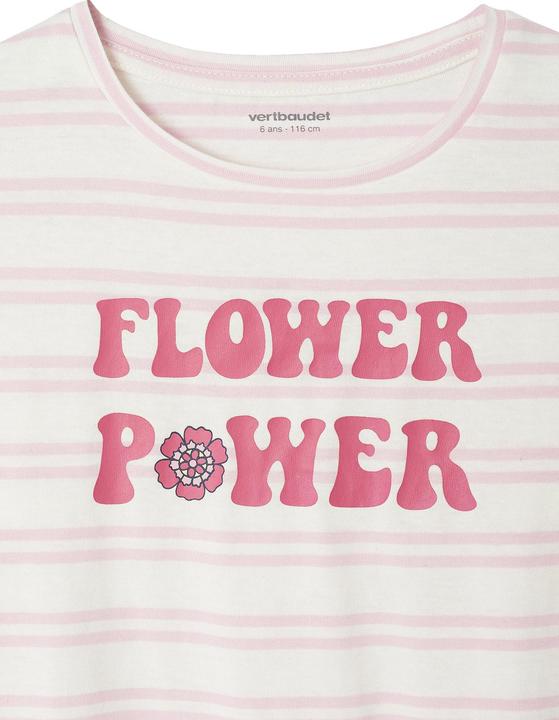 Actual product image Vertbaudet 2er-Pack Mädchen Schlafanzüge FLOWER POWER mit Recycling-Baumwolle (86)