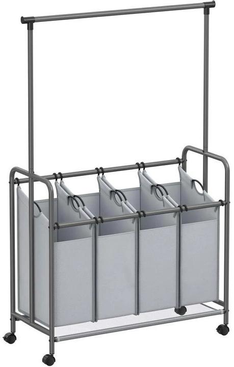 Image du produit Songmics Panier à linge 50 l, Gris (50 l)