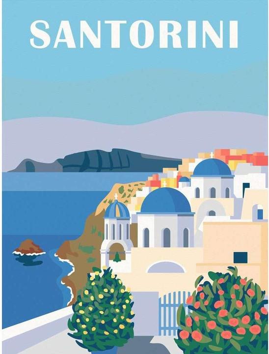 Produktbild Ravensburger CreArt - Malen nach Zahlen Shades of Santorini
