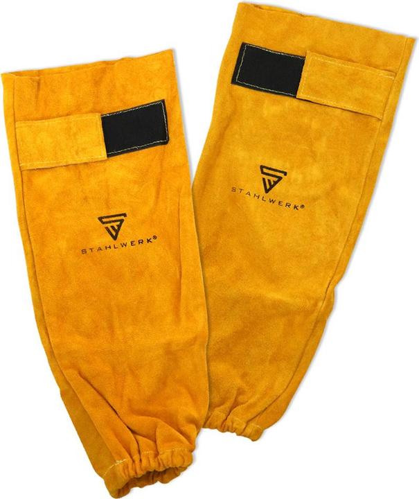 Produktbild Stahlwerk Schweisser Armschutz Spritzschutz Armschoner Schweisser Ärmel Echtleder (One Size)