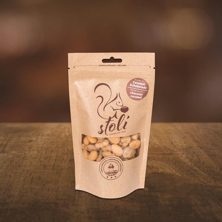 Produktbild Stoli Nuss-Mix mit Caramel und Schokolade (188 g)