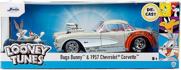 Actual product image Jada Looney Tunes 1967 Chevy Corvette