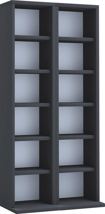 Immagine prodotto VCM Scaffale porta CD e DVD in legno Milano (42 x 20 x 92 cm)