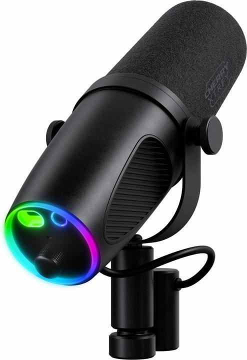 Produktbild CHERRY NGALE X, Podcast-Mikrofon, 50 - 16000 Hz, 0,5%, 24 Bit, 96 kHz, 12 mV/Pa