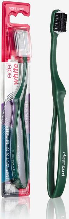 Actual product image Edel + White CleanCurl Curved brosse à dents (Medium, 1 x)