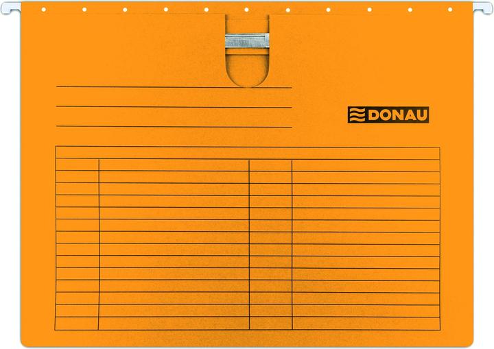 Produktbild Donau Hängemappe mit füllstreifenverschluss, a4, 230g/m2, orange