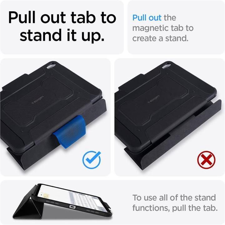 Actual product image Spigen RUGGED ARMOR quotPROquot IPAD AIR 4 2020 (IPad Air 4th Gen. 2020, iPad Air 2022 (5th Gen))
