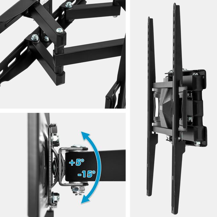 Actual product image tectake TV wall mount (Wall, 55", 60 kg)